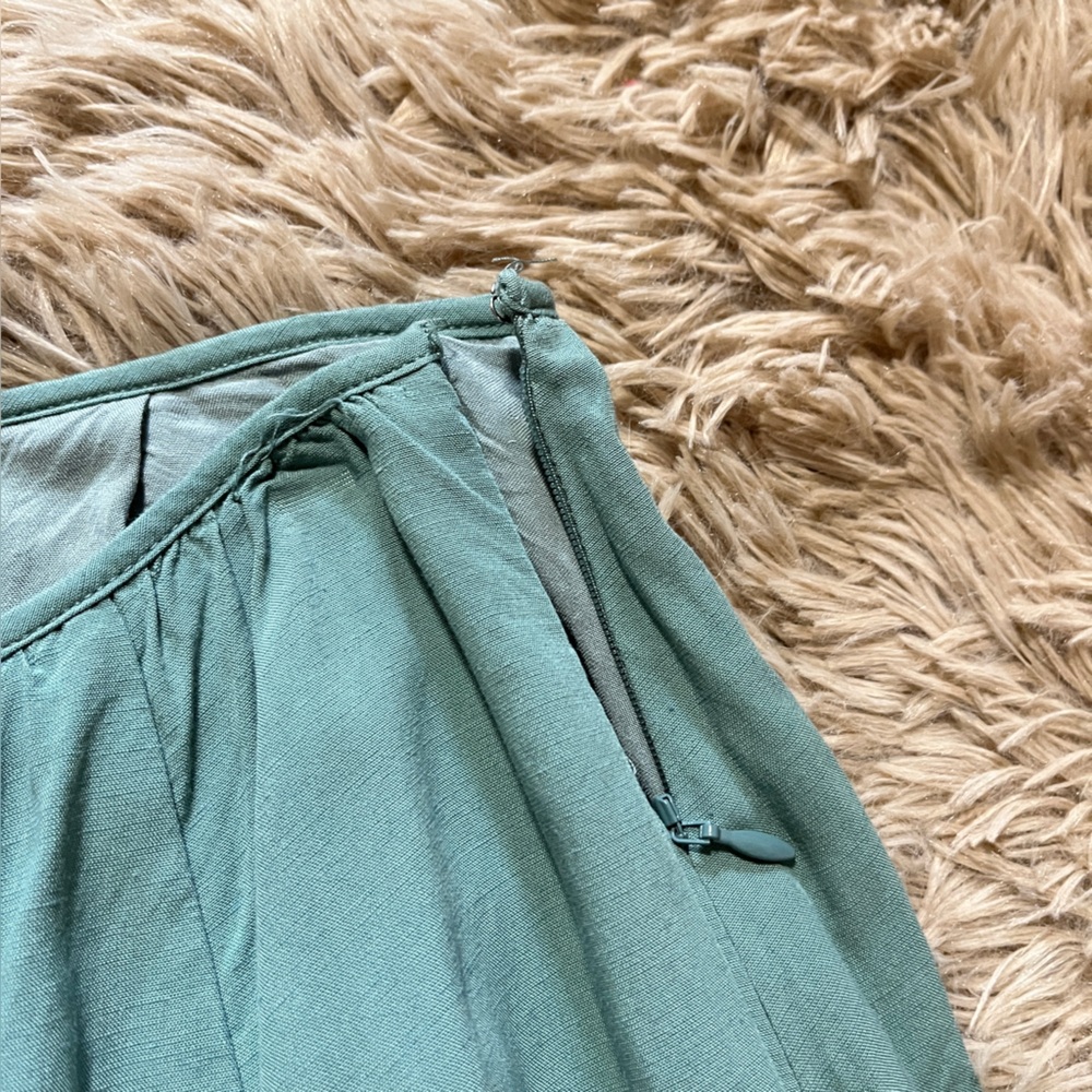 ASTR the Label Divine Waist Tie Maxi Skirt in the Dark Sage - Picture 7 of 8